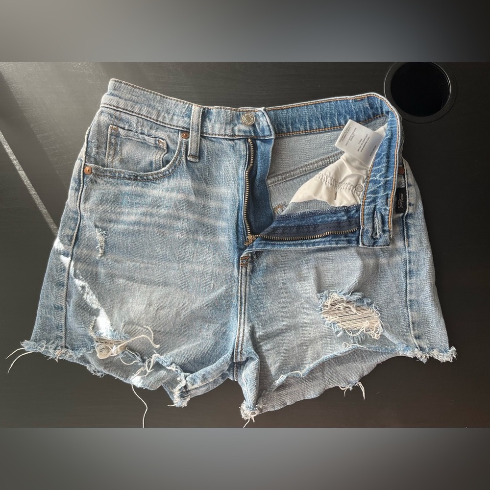Silver Jeans Co Ripped Jean Shorts